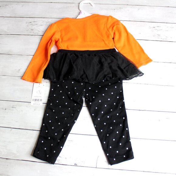 Carter's Halloween Baby Girl's Bodysuit Top Pants Outfit Size 6 Months - Picture 4 of 4